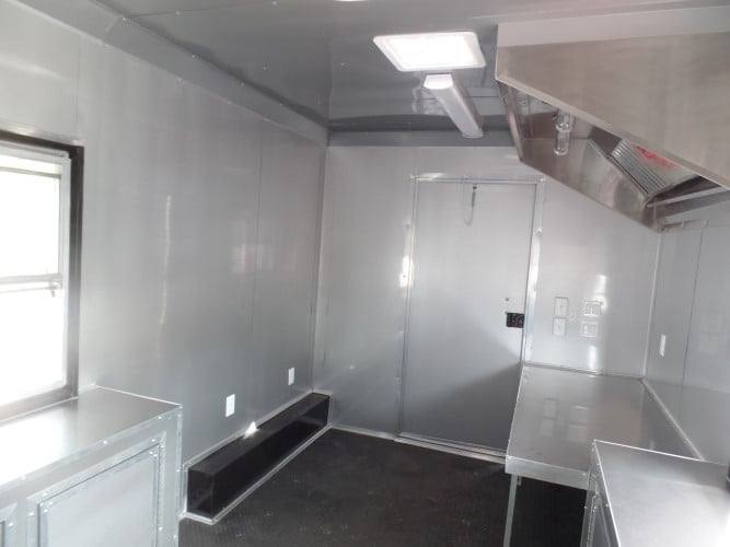 8.5' x 22' Concession BBQ Food Red Event Catering Trailer