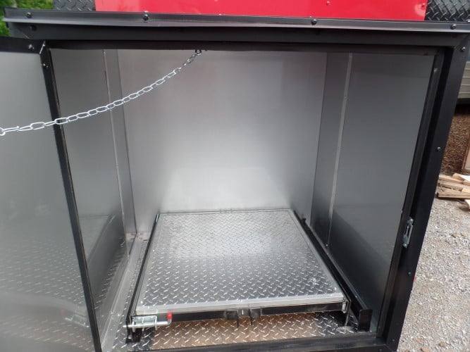 8.5' x 22' Concession BBQ Food Red Event Catering Trailer