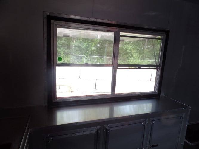 8.5' x 22' Concession BBQ Food Red Event Catering Trailer