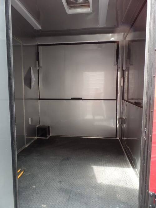 8.5' x 22' Concession BBQ Food Red Event Catering Trailer