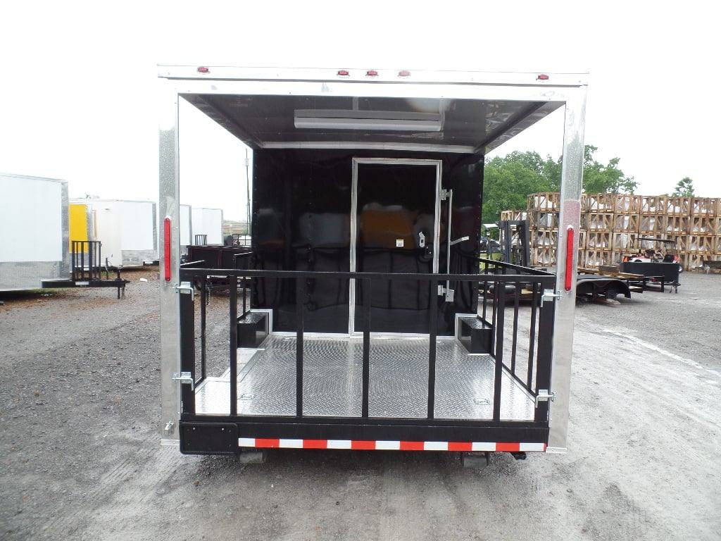 545-8.5-x-22-concession-bbq-food-trailer-black-event-catering-13.jpg 8.5' x 22' Concession BBQ Food Trailer Black Event Catering