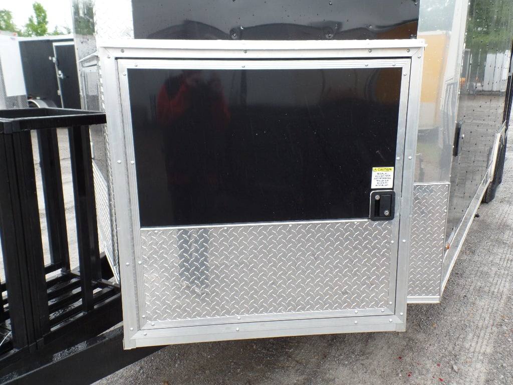 545-8.5-x-22-concession-bbq-food-trailer-black-event-catering-7.jpg 8.5' x 22' Concession BBQ Food Trailer Black Event Catering