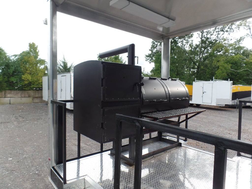 546-8.5-x-22-concession-bbq-food-trailer-black-with-appliances-13.jpg 8.5' x 22' Concession BBQ Food Trailer Black With Appliances