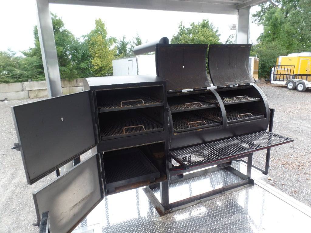 546-8.5-x-22-concession-bbq-food-trailer-black-with-appliances-17.jpg 8.5' x 22' Concession BBQ Food Trailer Black With Appliances