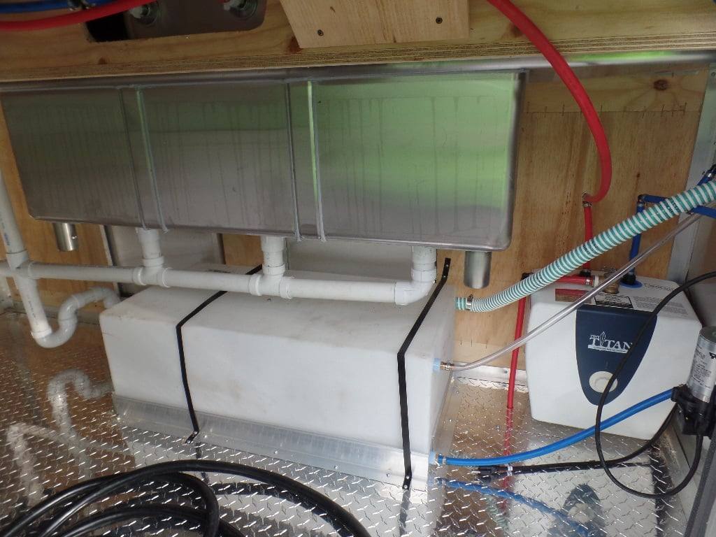 546-8.5-x-22-concession-bbq-food-trailer-black-with-appliances-2.jpg 8.5' x 22' Concession BBQ Food Trailer Black With Appliances