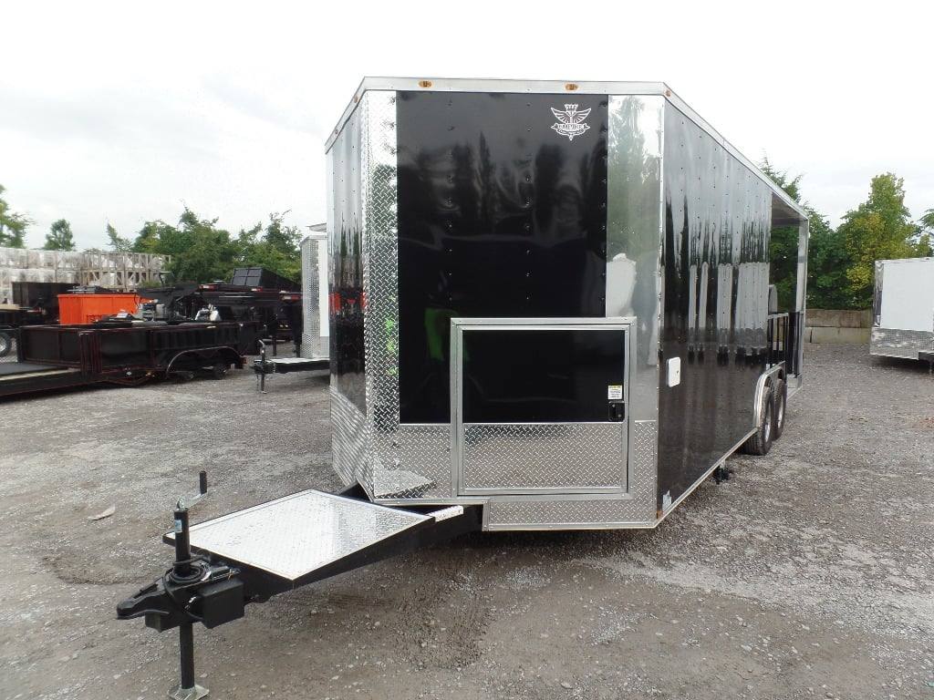 546-8.5-x-22-concession-bbq-food-trailer-black-with-appliances-22.jpg 8.5' x 22' Concession BBQ Food Trailer Black With Appliances