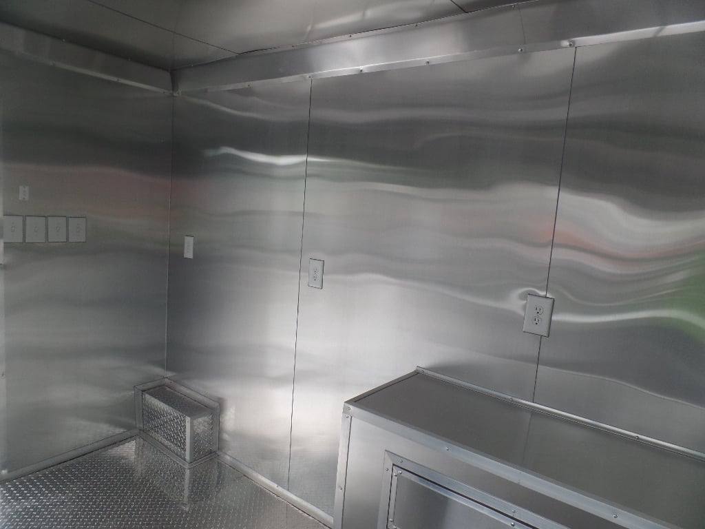 546-8.5-x-22-concession-bbq-food-trailer-black-with-appliances-7.jpg 8.5' x 22' Concession BBQ Food Trailer Black With Appliances