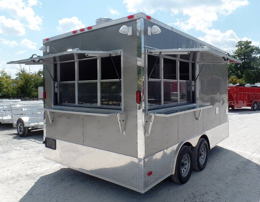 55-8.5-x-14-concession-food-trailer-light-pewter-event-catering-8.jpg 8.5' x 14' Concession Food Trailer Light Pewter Event Catering
