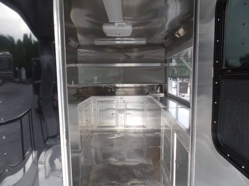 550-8.5-x-22-concession-food-trailer-black-bbq-event-28.jpg 8.5' x 22' Concession Food Trailer Black BBQ Event