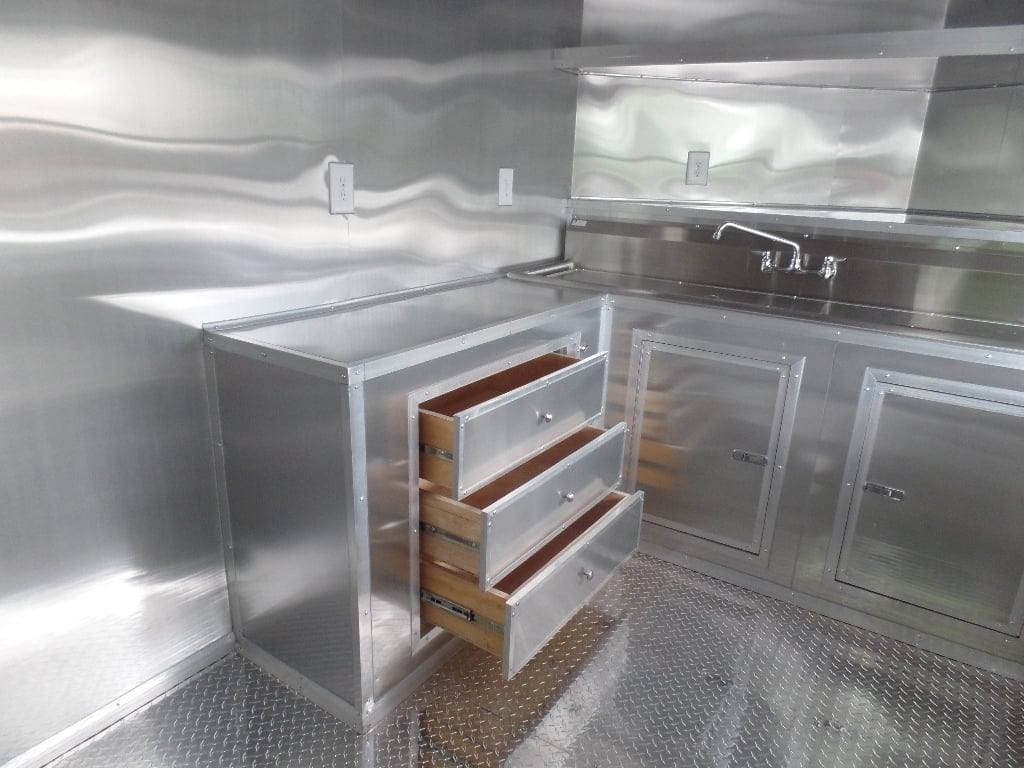 550-8.5-x-22-concession-food-trailer-black-bbq-event-29.jpg 8.5' x 22' Concession Food Trailer Black BBQ Event