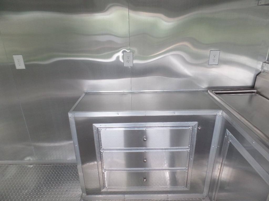 550-8.5-x-22-concession-food-trailer-black-bbq-event-7.jpg 8.5' x 22' Concession Food Trailer Black BBQ Event