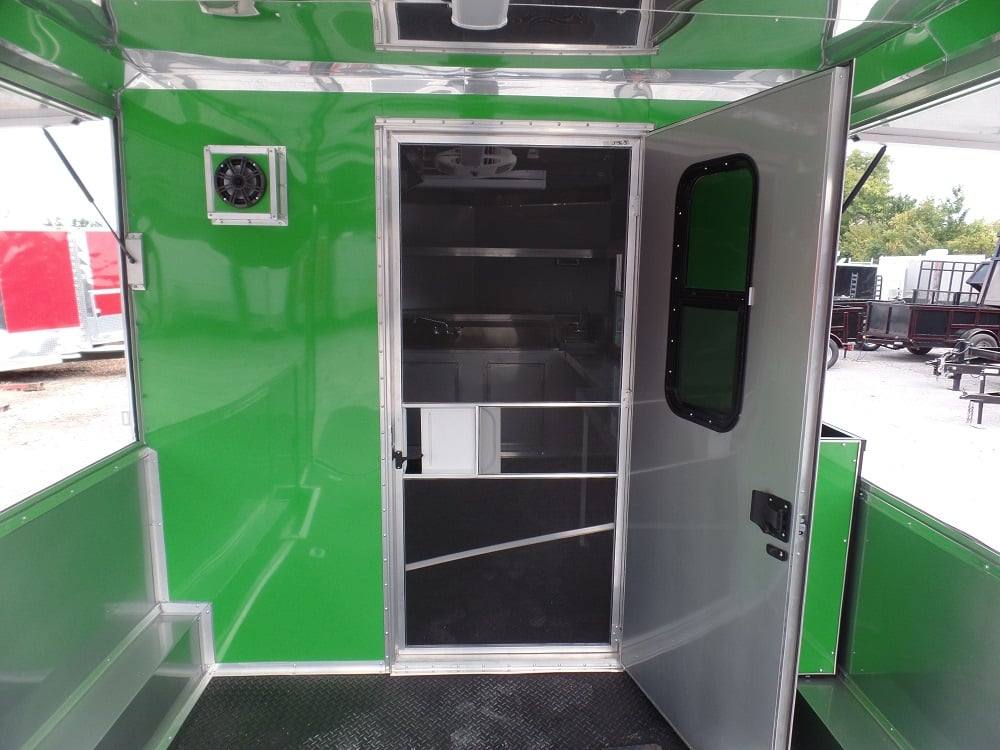 551-8.5-x-22-concession-food-trailer-grey-green-bbq-event-catering-11.jpg 8.5' x 22' Concession Food Trailer Grey/Green BBQ Event Catering