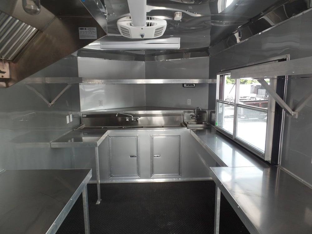 551-8.5-x-22-concession-food-trailer-grey-green-bbq-event-catering-23.jpg 8.5' x 22' Concession Food Trailer Grey/Green BBQ Event Catering