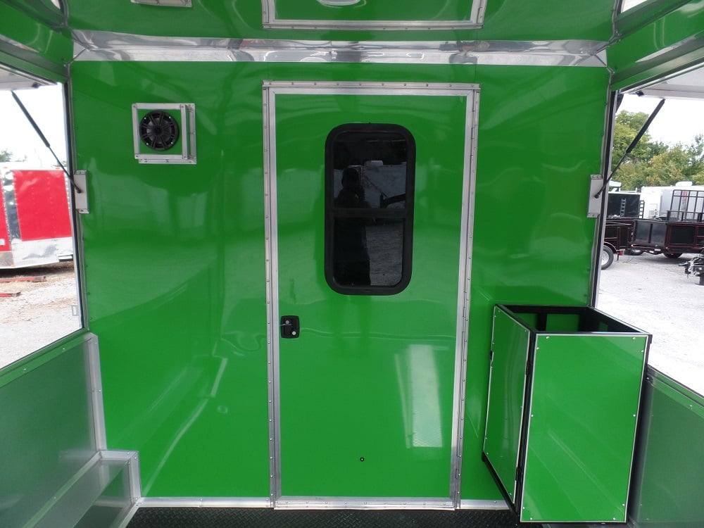 551-8.5-x-22-concession-food-trailer-grey-green-bbq-event-catering-33.jpg 8.5' x 22' Concession Food Trailer Grey/Green BBQ Event Catering