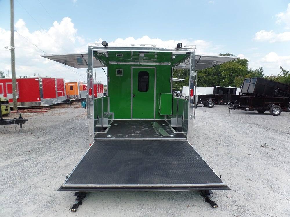 551-8.5-x-22-concession-food-trailer-grey-green-bbq-event-catering-36.jpg 8.5' x 22' Concession Food Trailer Grey/Green BBQ Event Catering