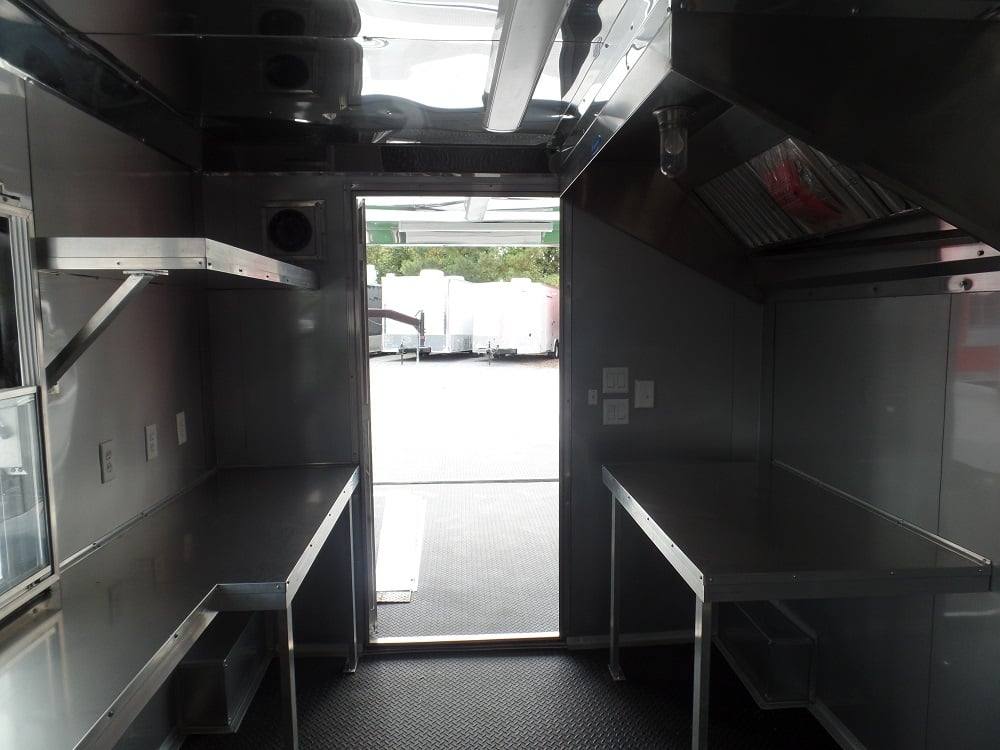 551-8.5-x-22-concession-food-trailer-grey-green-bbq-event-catering-37.jpg 8.5' x 22' Concession Food Trailer Grey/Green BBQ Event Catering