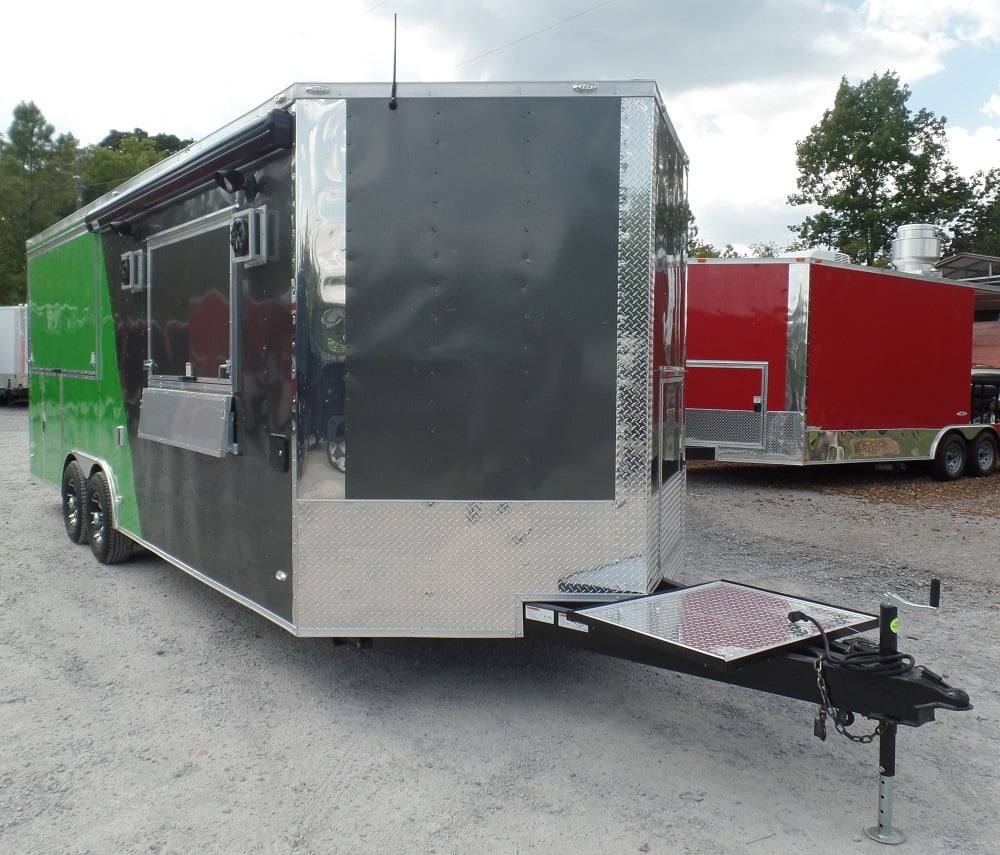 551-8.5-x-22-concession-food-trailer-grey-green-bbq-event-catering-38.jpg 8.5' x 22' Concession Food Trailer Grey/Green BBQ Event Catering
