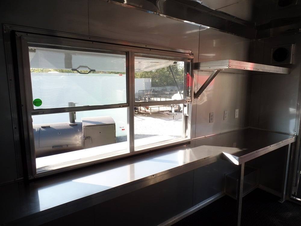 551-8.5-x-22-concession-food-trailer-grey-green-bbq-event-catering-46.jpg 8.5' x 22' Concession Food Trailer Grey/Green BBQ Event Catering