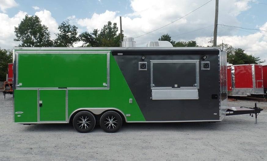 551-8.5-x-22-concession-food-trailer-grey-green-bbq-event-catering-60.jpg 8.5' x 22' Concession Food Trailer Grey/Green BBQ Event Catering