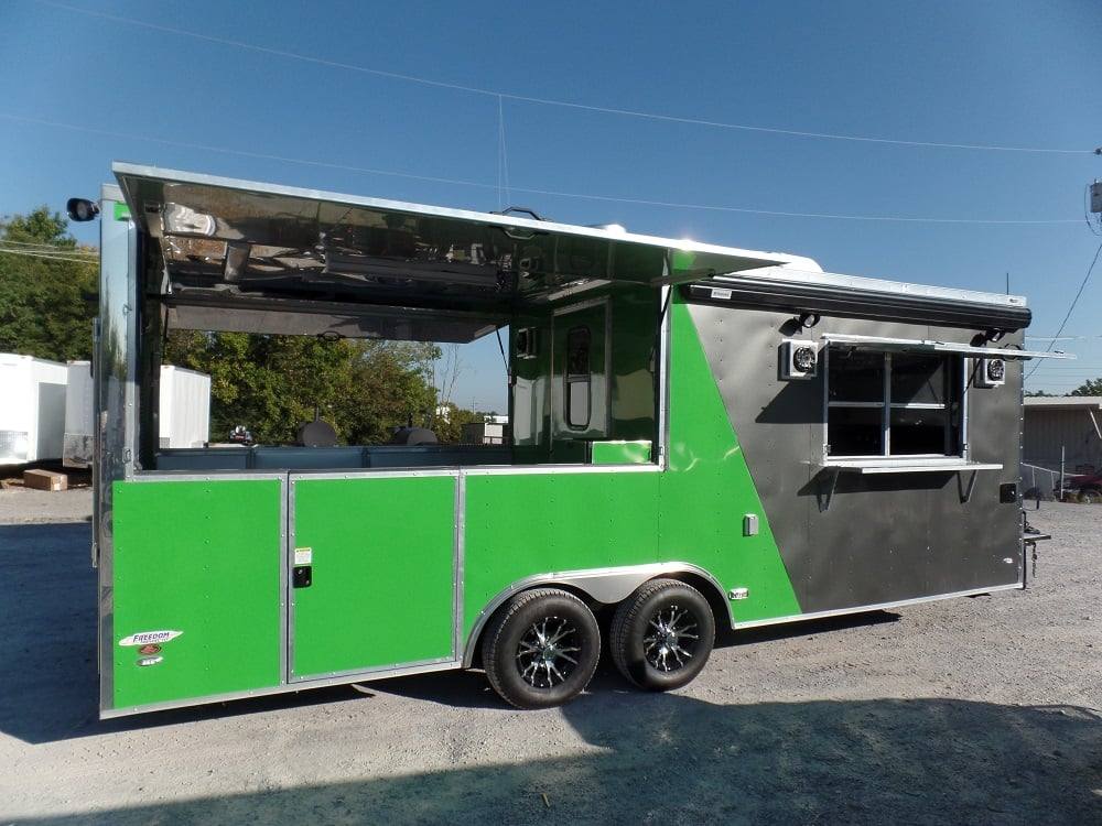 551-8.5-x-22-concession-food-trailer-grey-green-bbq-event-catering-61.jpg 8.5' x 22' Concession Food Trailer Grey/Green BBQ Event Catering