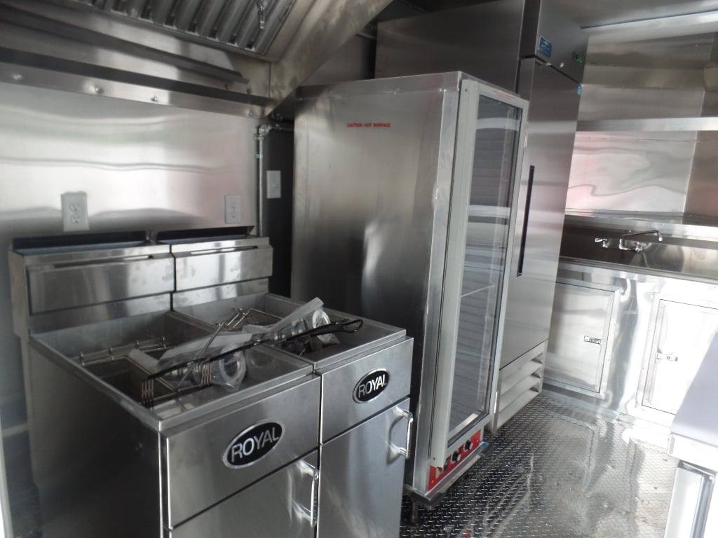 555-8.5-x-22-concession-food-white-bbq-porch-trailer-with-appliances-16.jpg 8.5' x 22' Concession Food White BBQ Porch Trailer With Appliances