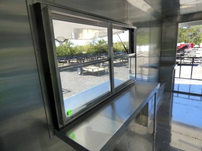 556-8.5-x-22-concession-food-white-catering-event-trailer-10.jpg 8.5' x 22' Concession Food White Catering Event Trailer