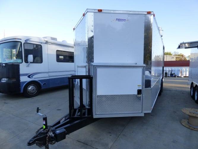 556-8.5-x-22-concession-food-white-catering-event-trailer-12.jpg 8.5' x 22' Concession Food White Catering Event Trailer