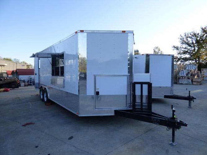 556-8.5-x-22-concession-food-white-catering-event-trailer-13.jpg 8.5' x 22' Concession Food White Catering Event Trailer