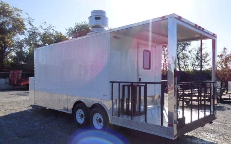 556-8.5-x-22-concession-food-white-catering-event-trailer-3.jpg 8.5' x 22' Concession Food White Catering Event Trailer