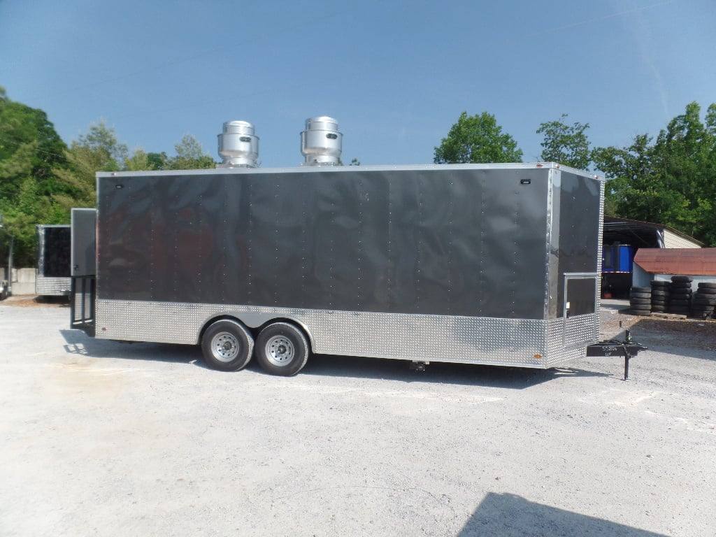 557-8.5-x-22-concession-med.-charcoal-grey-food-catering-event-trailer-1.jpg 8.5' x 22' Concession Med. Charcoal Grey Food Catering Event Trailer