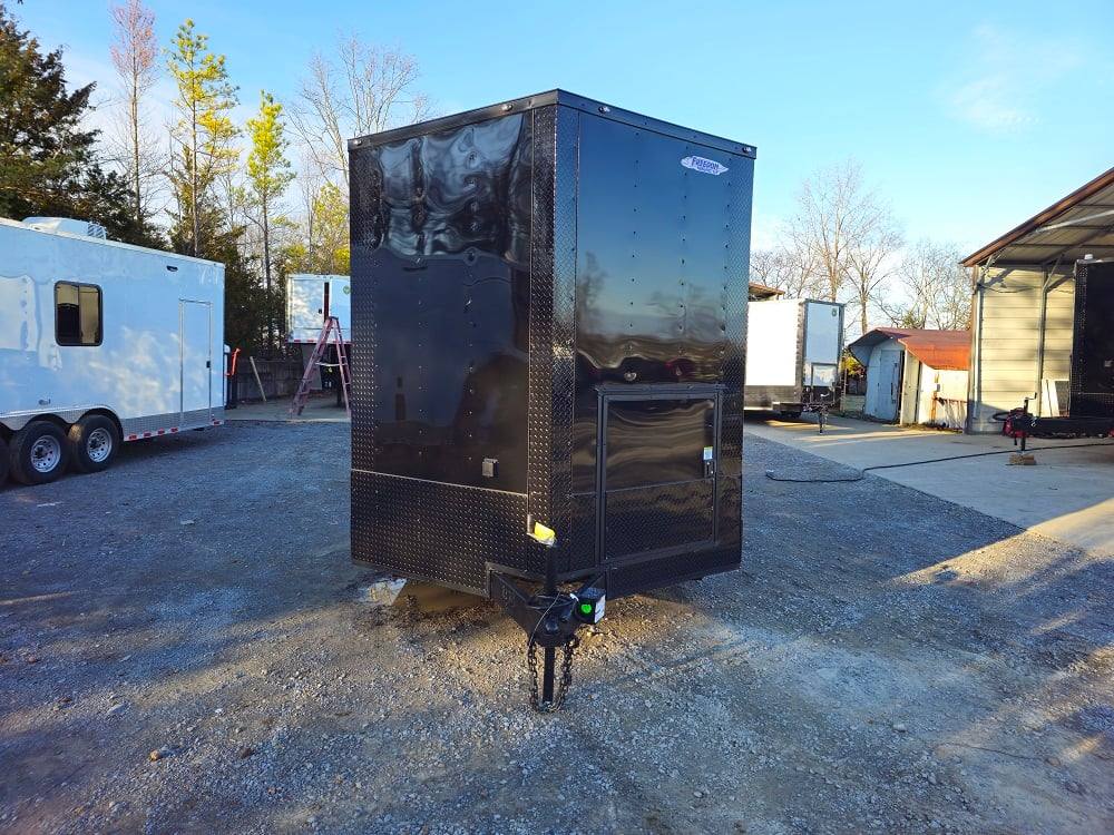 559-8.5-x-22-concession-trailer-black-bbq-food-event-catering-2.jpg 8.5' X 22' Concession Trailer Black BBQ Food Event Catering