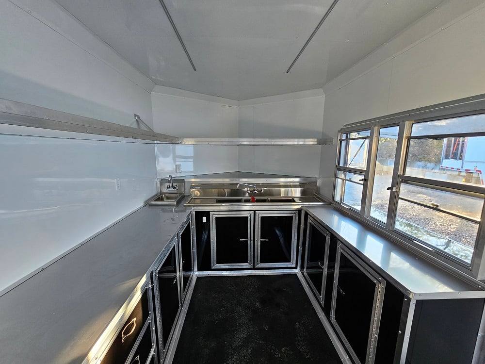 559-8.5-x-22-concession-trailer-black-bbq-food-event-catering-21.jpg 8.5' X 22' Concession Trailer Black BBQ Food Event Catering