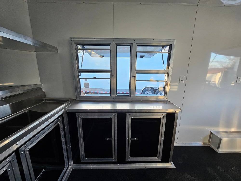 559-8.5-x-22-concession-trailer-black-bbq-food-event-catering-26.jpg 8.5' X 22' Concession Trailer Black BBQ Food Event Catering