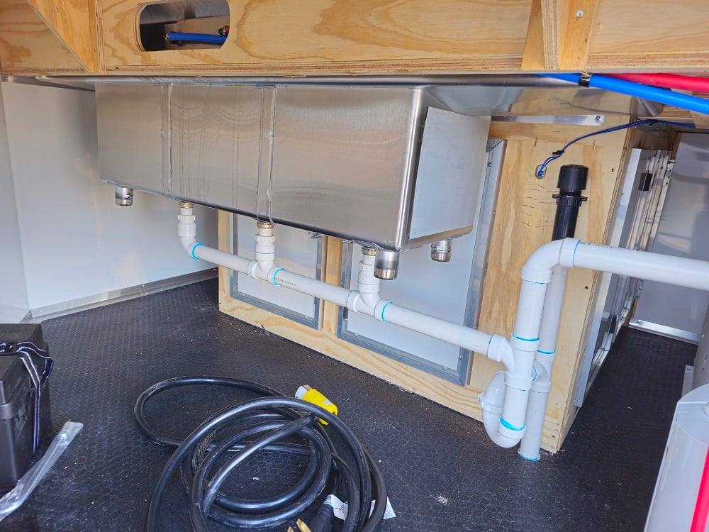 559-8.5-x-22-concession-trailer-black-bbq-food-event-catering-6.jpg 8.5' X 22' Concession Trailer Black BBQ Food Event Catering