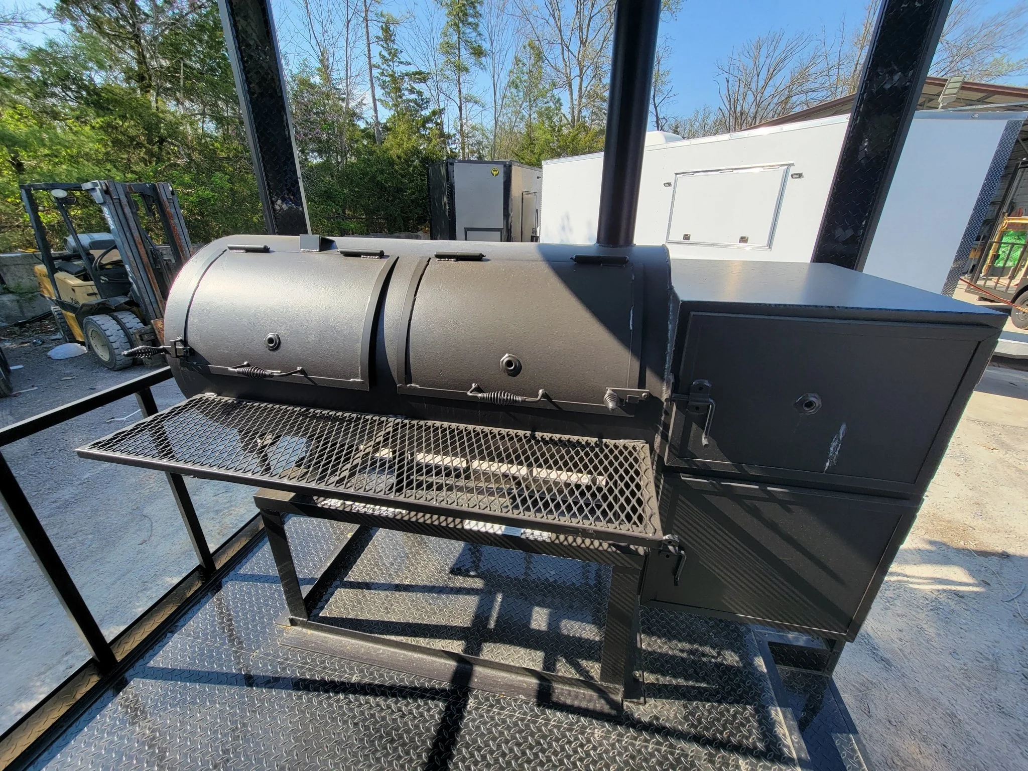 560-8.5-x-22-concession-trailer-black-with-blackout-bbq-event-catering-8-porch-11.webp 8.5' X 22' Concession Trailer Black With Blackout BBQ Event Catering 8' porch