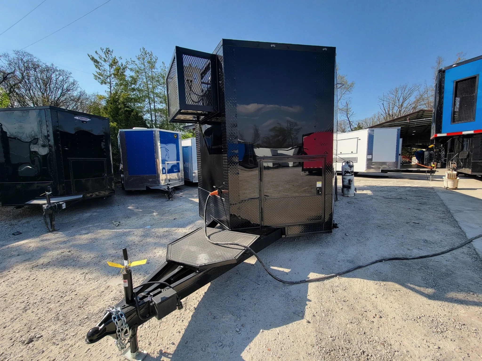 560-8.5-x-22-concession-trailer-black-with-blackout-bbq-event-catering-8-porch-2.webp 8.5' X 22' Concession Trailer Black With Blackout BBQ Event Catering 8' porch