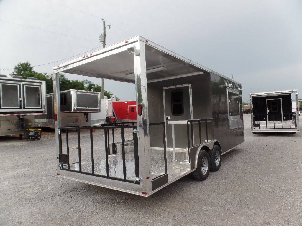562-8.5-x-22-concession-trailer-charcoal-grey-bbq-food-12.jpg 8.5' x 22' Concession Trailer Charcoal Grey BBQ Food