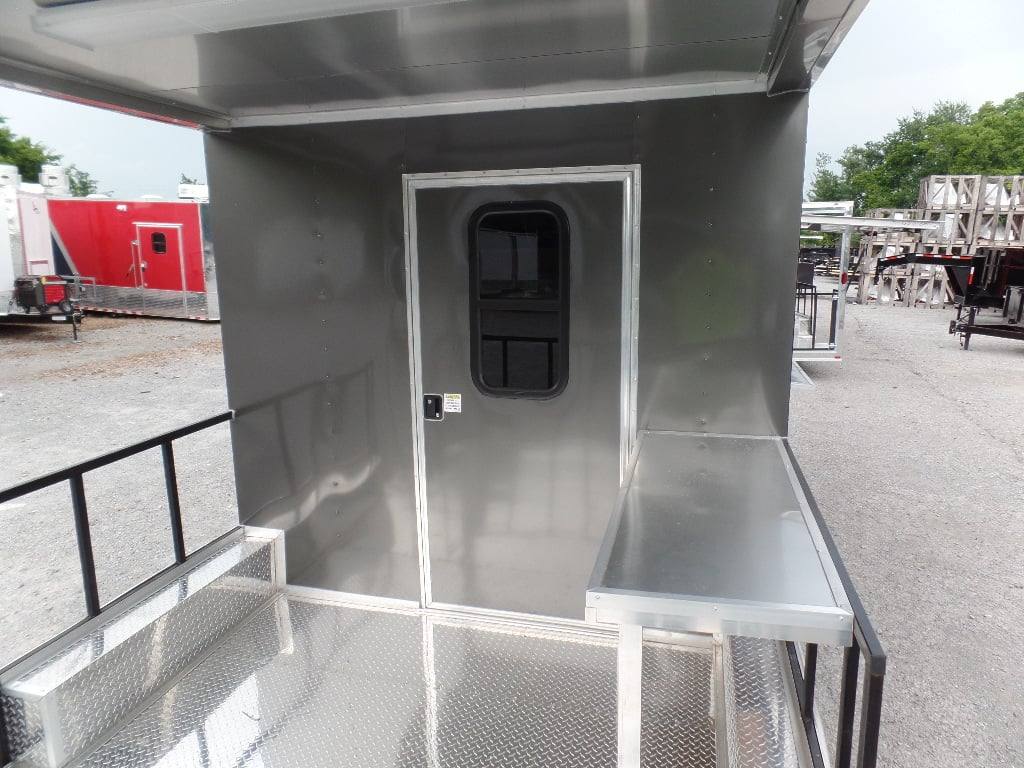 562-8.5-x-22-concession-trailer-charcoal-grey-bbq-food-14.jpg 8.5' x 22' Concession Trailer Charcoal Grey BBQ Food