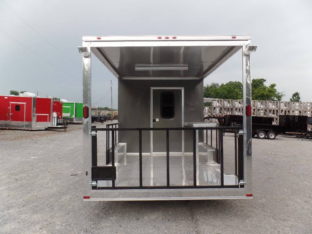 562-8.5-x-22-concession-trailer-charcoal-grey-bbq-food-2.jpg 8.5' x 22' Concession Trailer Charcoal Grey BBQ Food