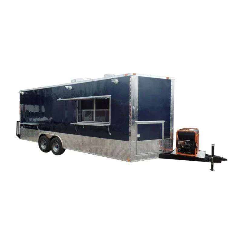 563-8.5-x-22-concession-trailer-indigo-blue-food-event-catering-1.webp 8.5' x 22' Concession Trailer Indigo Blue Food Event Catering