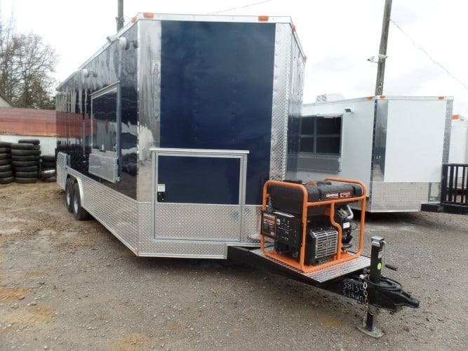 563-8.5-x-22-concession-trailer-indigo-blue-food-event-catering-10.jpg 8.5' x 22' Concession Trailer Indigo Blue Food Event Catering