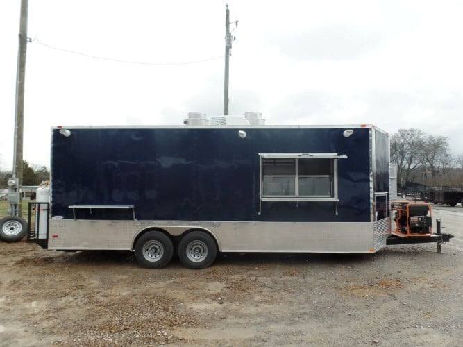 563-8.5-x-22-concession-trailer-indigo-blue-food-event-catering-31.jpg 8.5' x 22' Concession Trailer Indigo Blue Food Event Catering