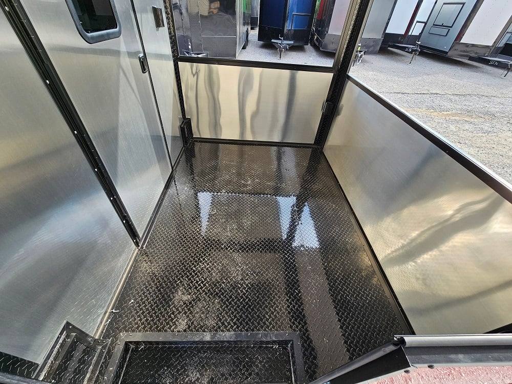 8.5' X 22' Concession Trailer Red Food Event Catering BBQ