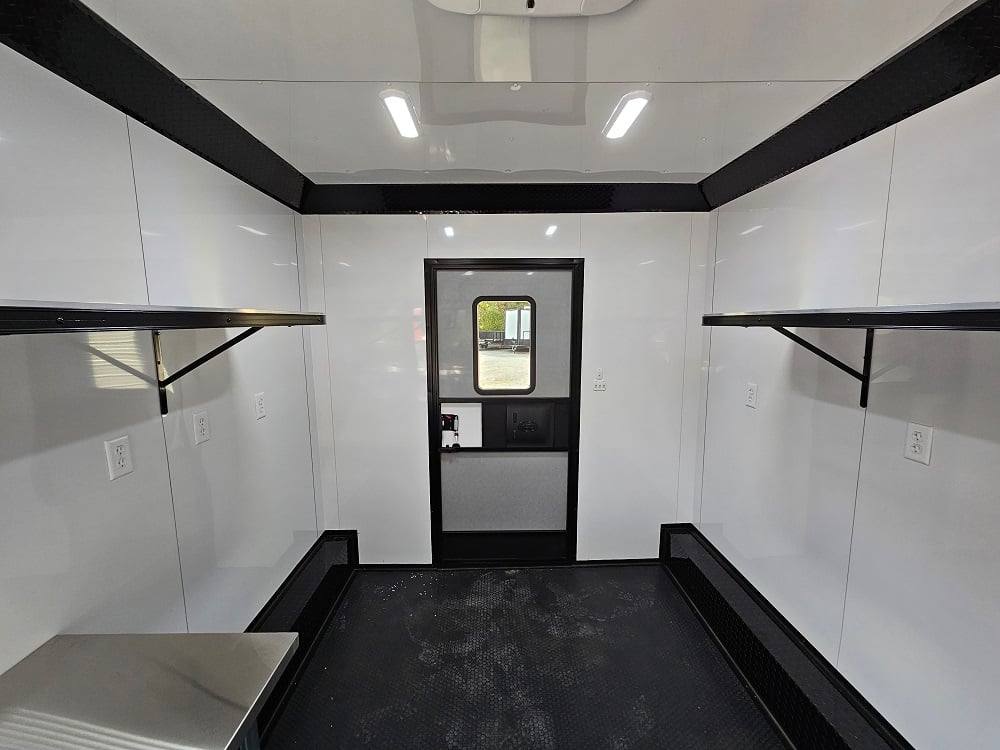 8.5' X 22' Concession Trailer Red Food Event Catering BBQ