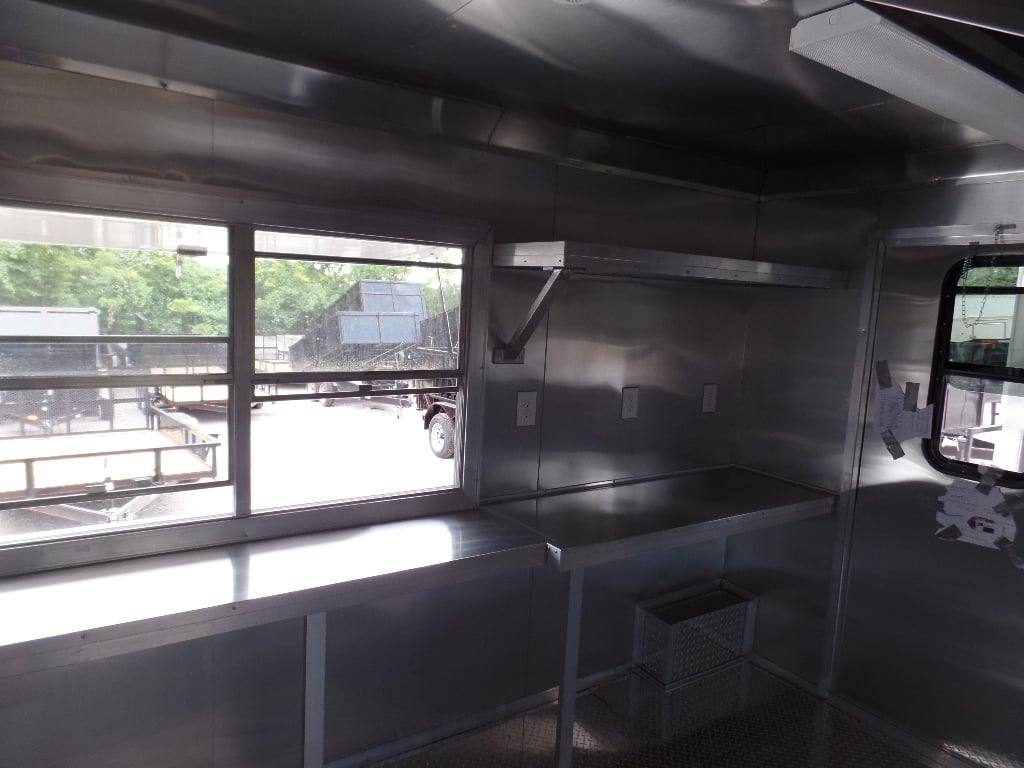 566-8.5-x-22-concession-trailer-white-bbq-food-event-catering-23.jpg 8.5' x 22' Concession Trailer White BBQ Food Event Catering