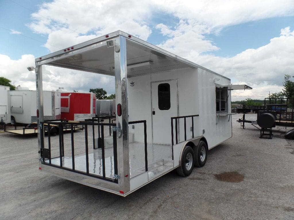 566-8.5-x-22-concession-trailer-white-bbq-food-event-catering-24.jpg 8.5' x 22' Concession Trailer White BBQ Food Event Catering