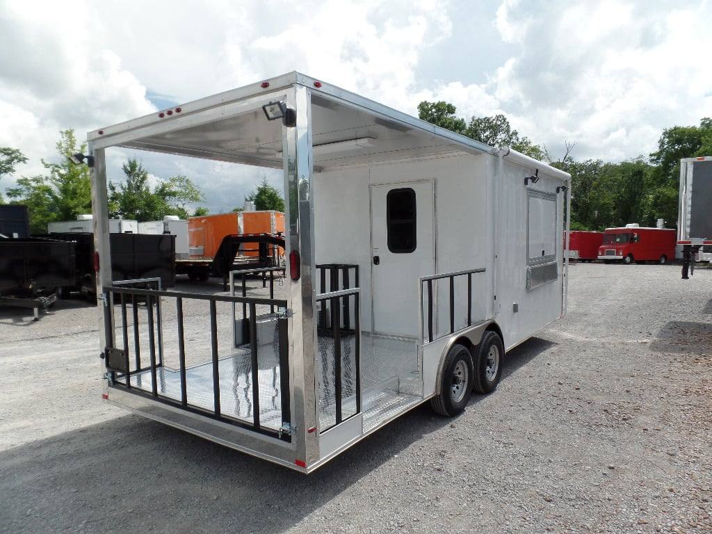 567-8.5-x-22-concession-trailer-white-bbq-food-event-catering-13.jpg 8.5' x 22' Concession Trailer White BBQ Food Event Catering