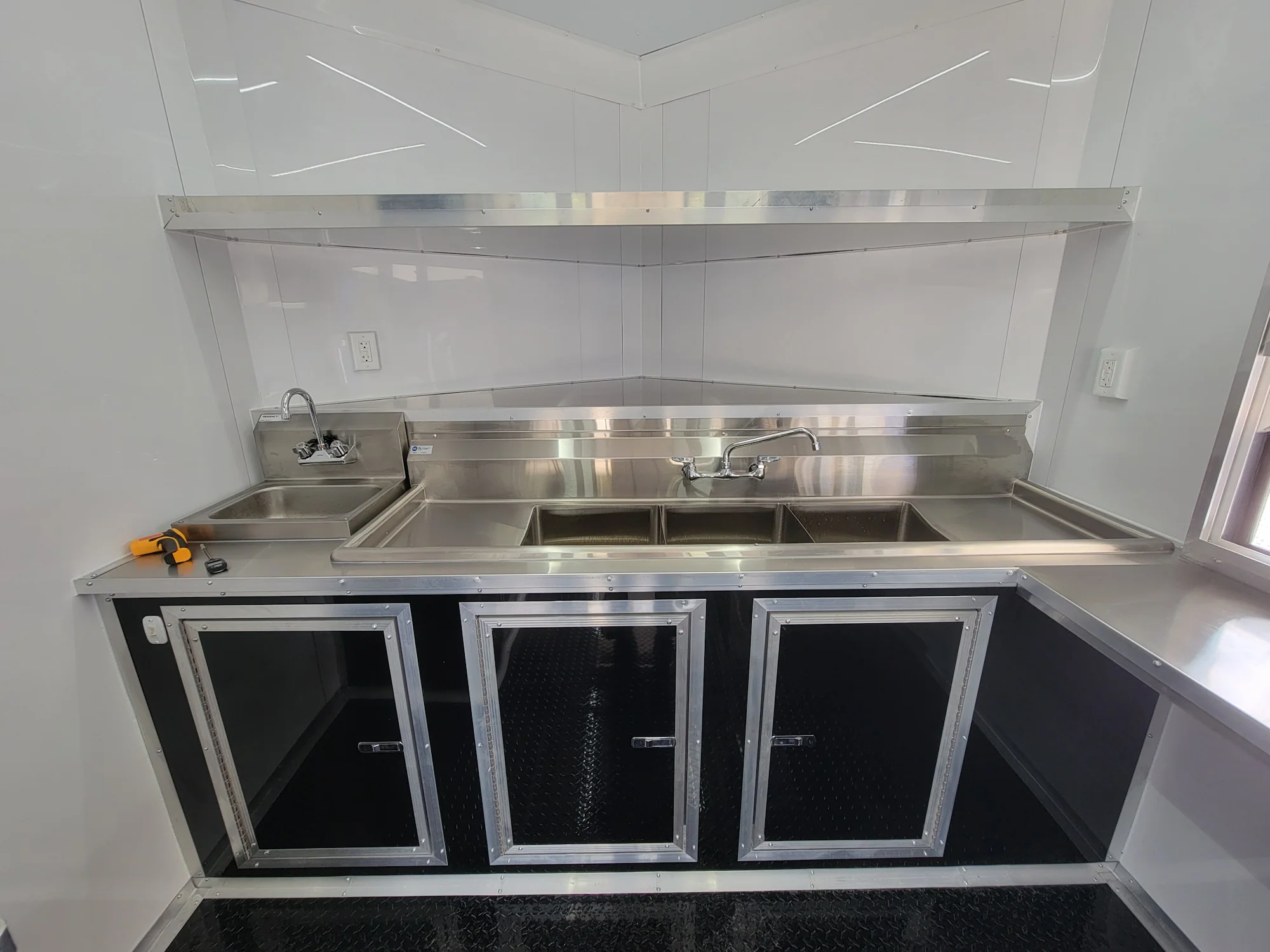 570-8.5-x-22-concession-trailer-with-8-porch-white-with-blackout-trim-bbq-food-event-catering-22.webp 8.5' X 22' Concession Trailer With 8' Porch White With Blackout Trim BBQ Food Event Catering