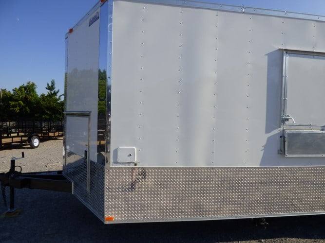 571-8.5-x-22-concession-white-bbq-food-event-catering-trailer-12.jpg 8.5' x 22' Concession White BBQ Food Event Catering Trailer