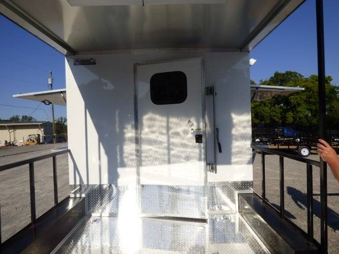 571-8.5-x-22-concession-white-bbq-food-event-catering-trailer-14.jpg 8.5' x 22' Concession White BBQ Food Event Catering Trailer